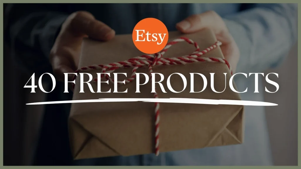 etsy free 40 listings link for new print on demand sellers
