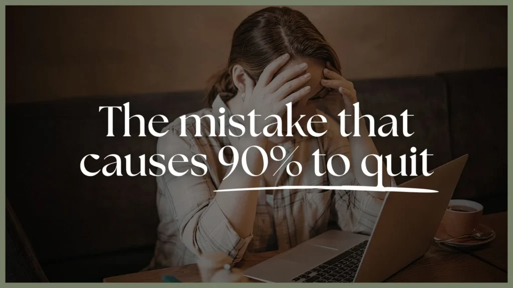 biggest mistake that causes new Etsy sellers to quit too early